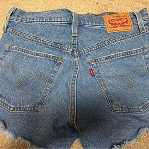 Levi's Light Blue Jean Shorts